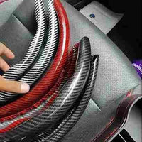 New Carbon Fiber ABS Texture Steering Wheel Grip Cover for Cars